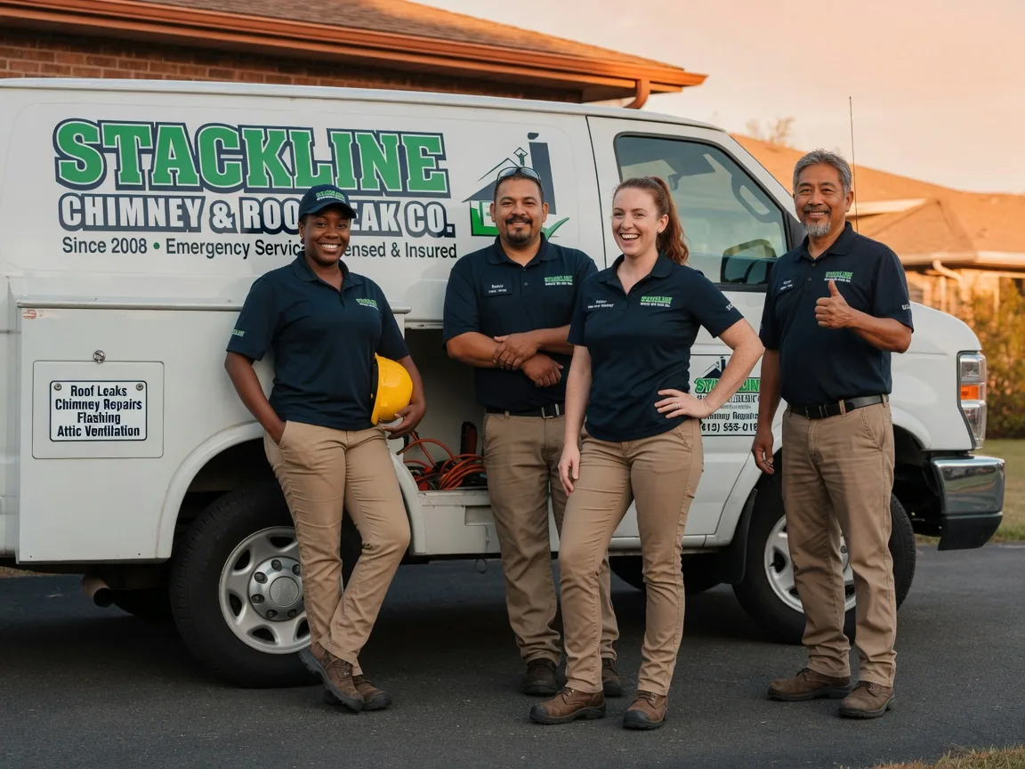 Chimney flashing repair company in Everett, PA
